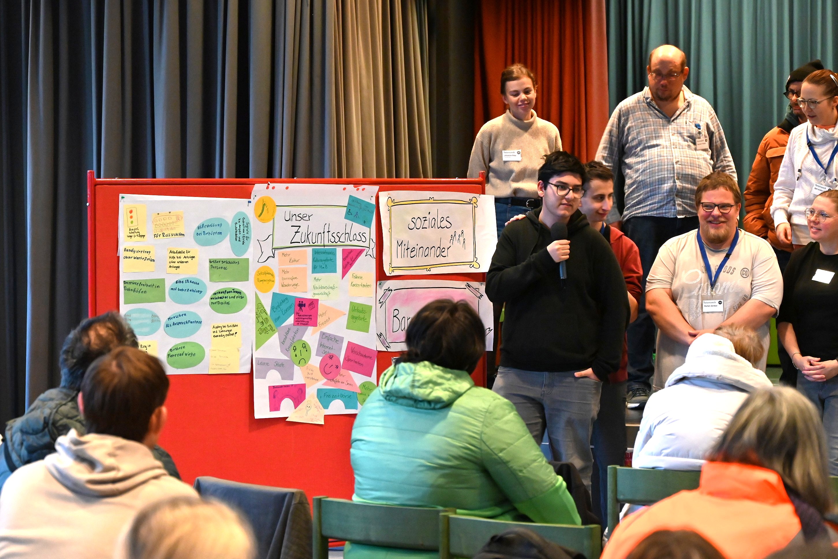 Abschluss der Inklusiven Fachtagung 2025 - Präsentation Zukunftswünsche.